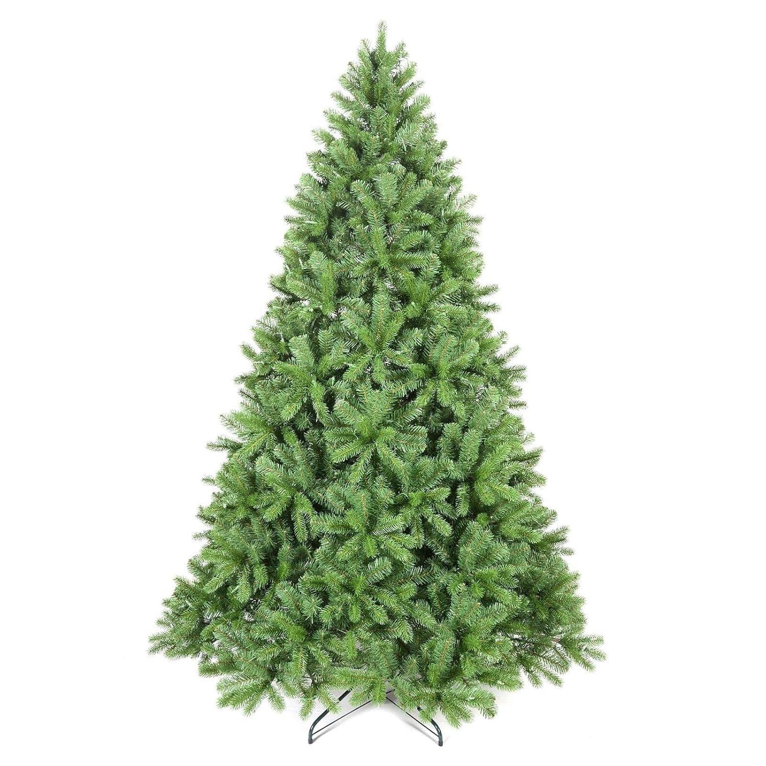 Bringstar 5FT Unlit Artificial Christmas Tree, Green Xmas Tree with 308 Tips and Folding Metal Stand, for Indoor Holiday Decoration