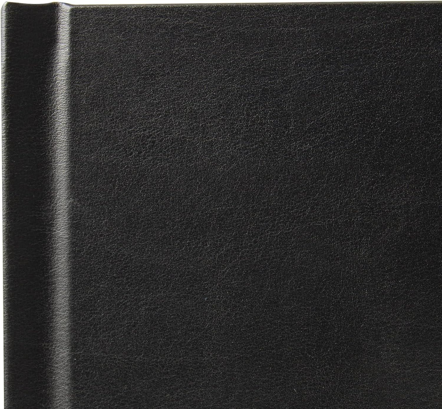 Neil Enterprises Inc. Black 10x12 Vertical Self-Stick Photo Albums - Holds 20 Photos - Pack of 12