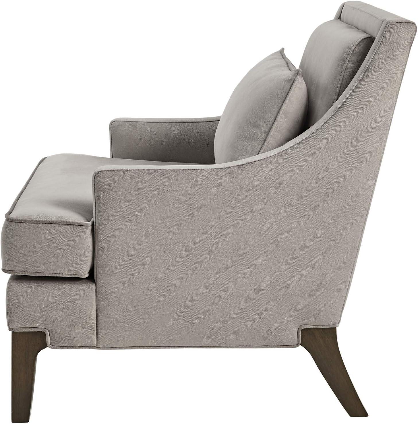 Anna Martha Stewart Anna Velvet Armchair with Lumbar Pillow