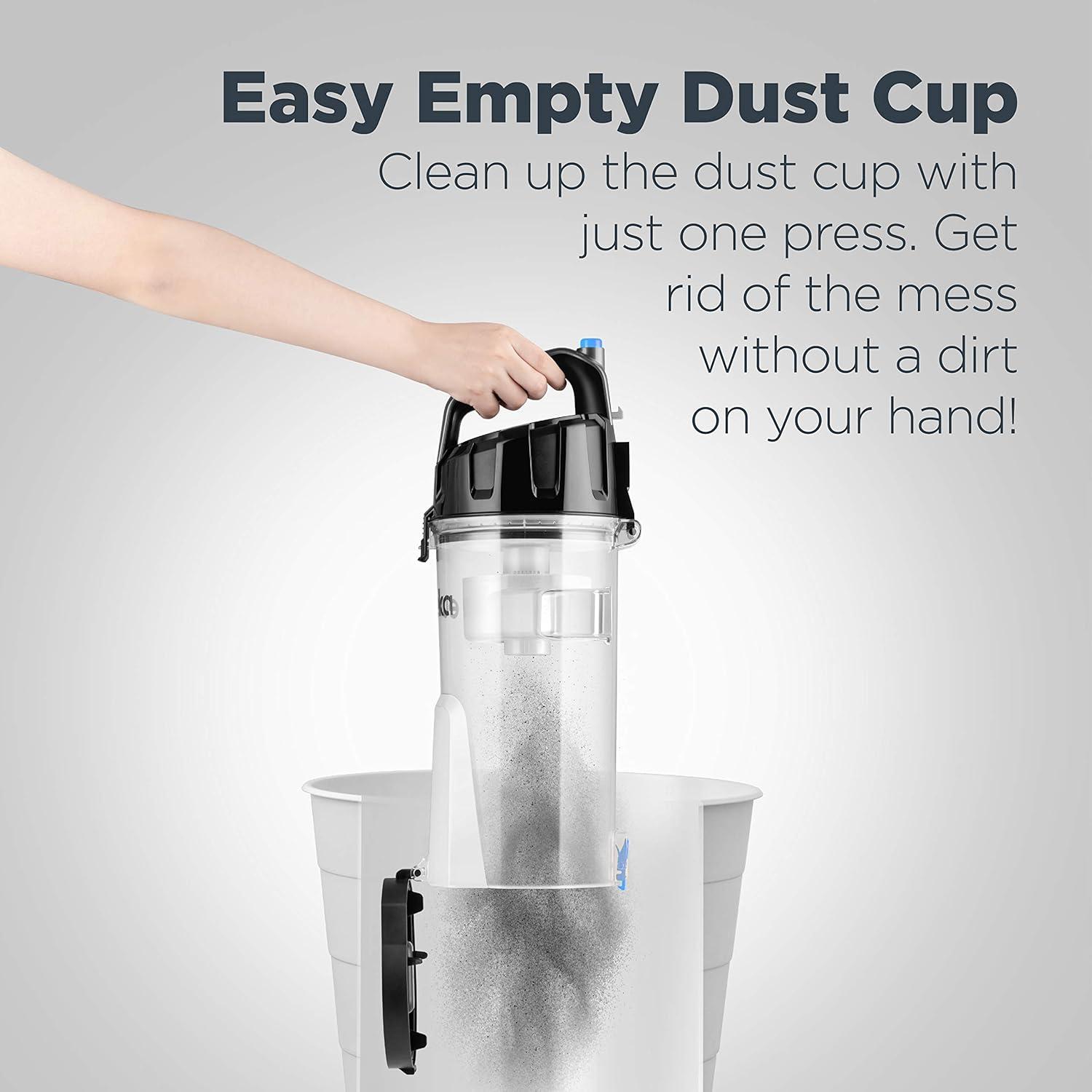 Eureka PowerSpeed Bagless Upright Vacuum Cleaner, Pet Turbo, Black