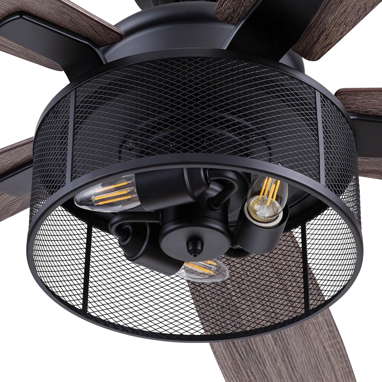 Carnegie 52" Ceiling Fan with LED Lights and Remote Included