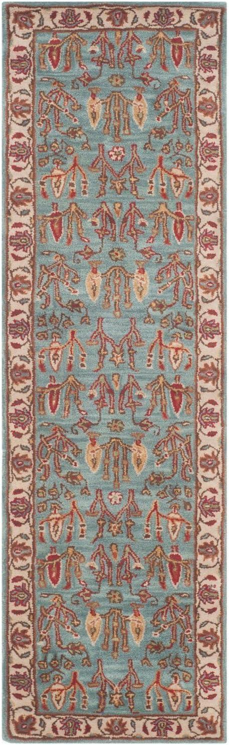Heritage HG735 Hand Tufted Area Rug - Blue/Ivory - 3'x5' - Safavieh.
