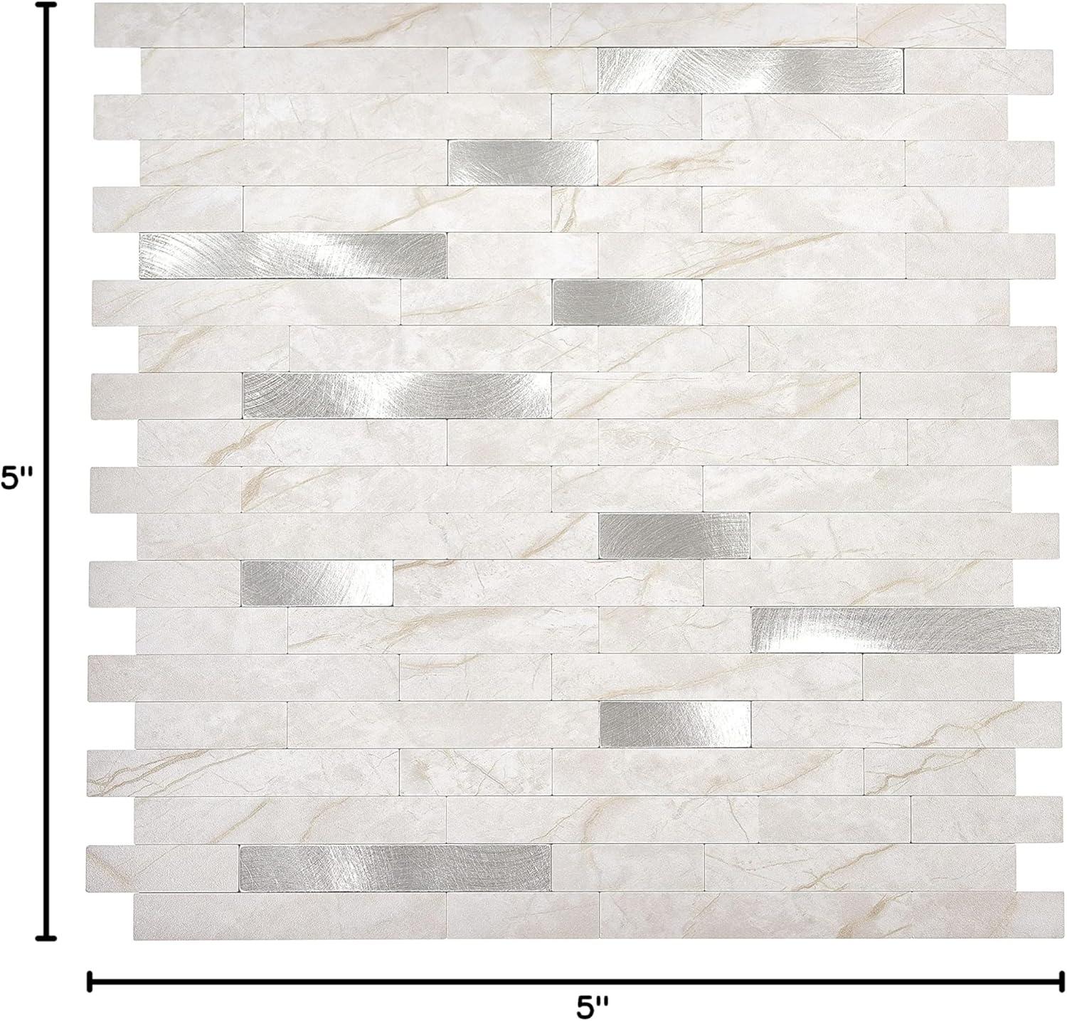 Blossom Multicolor 6-in x 6-in Peel and Stick Wall Tile