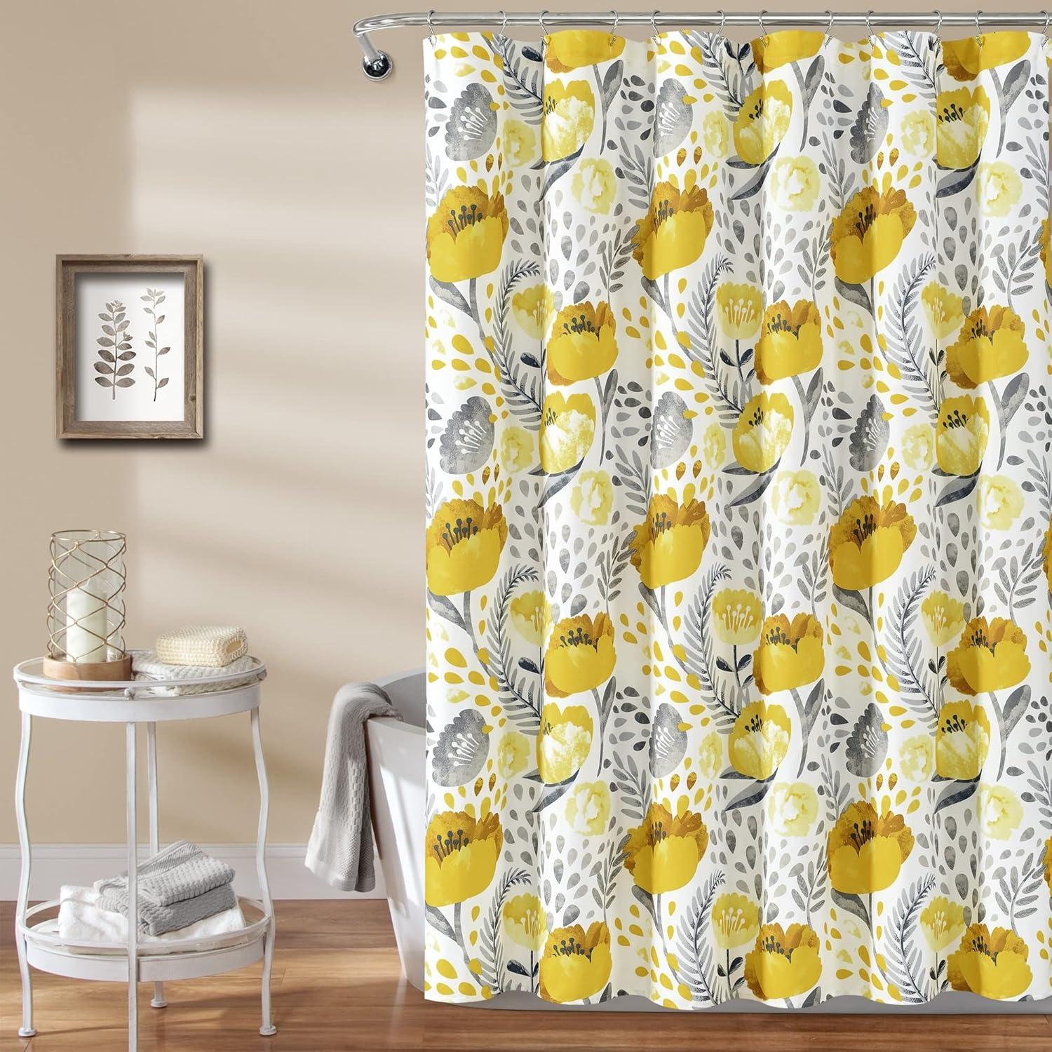 Lush Decor Bryonhall Floral Shower Curtain