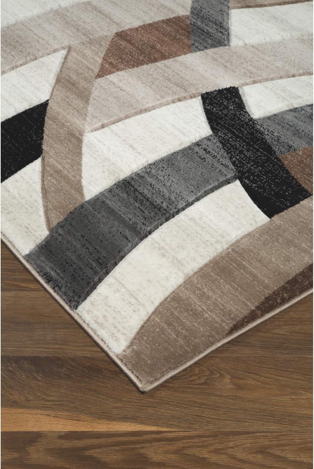 Jacinth 5' x 7' Multicolor Geometric Synthetic Rug