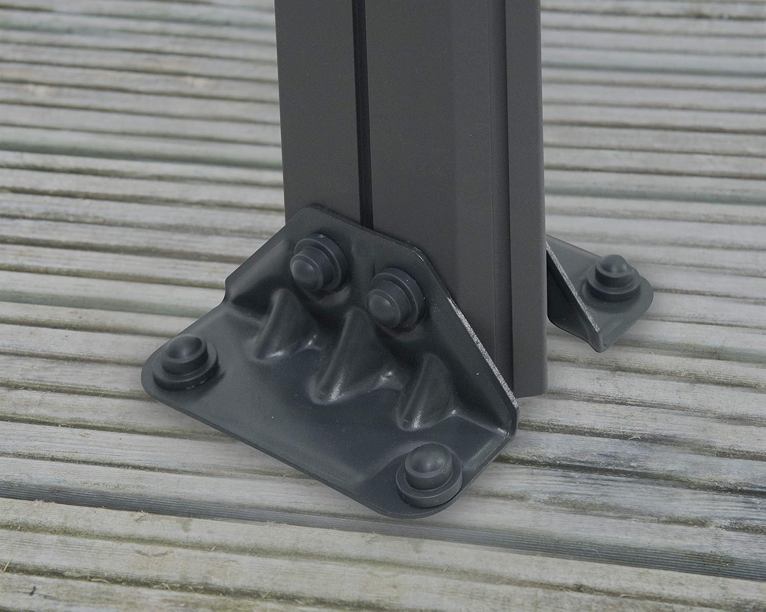 Canopia Canopia - Milano Aluminum Flat Top Gazebo with Polycarbonate Roof Panels – Durable Modern Outdoor Patio Shelter