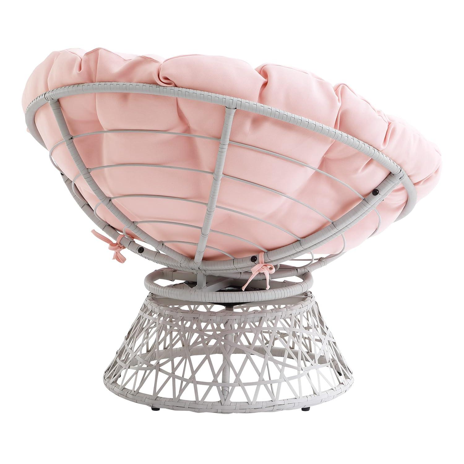 Bayou Breeze Papasan Chair with 360-Degree Swivel