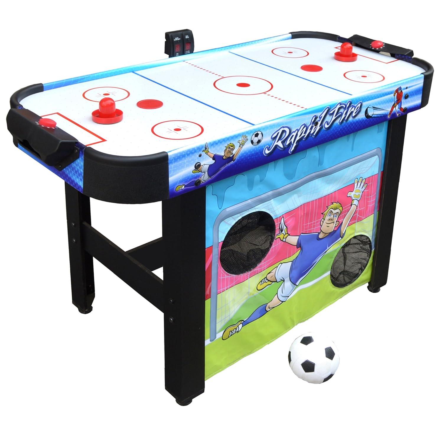 42" Rapid Fire Air Hockey Multi-Game Table