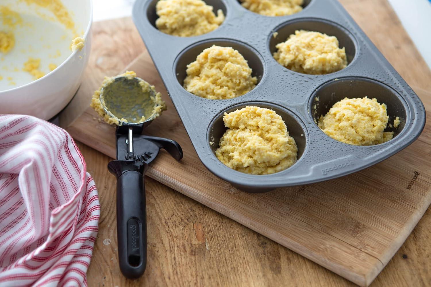 Jumbo Non-Stick 6-Cup Steel Muffin Pan