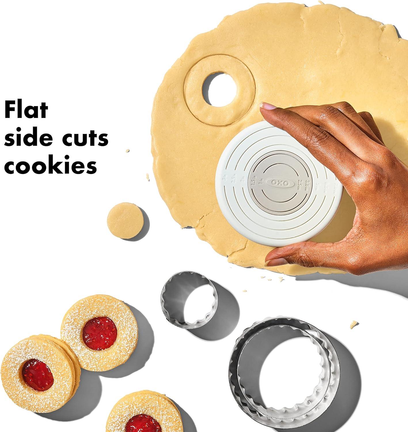 Stainless Steel Double-Sided Cookie and Biscuit Cutter Set