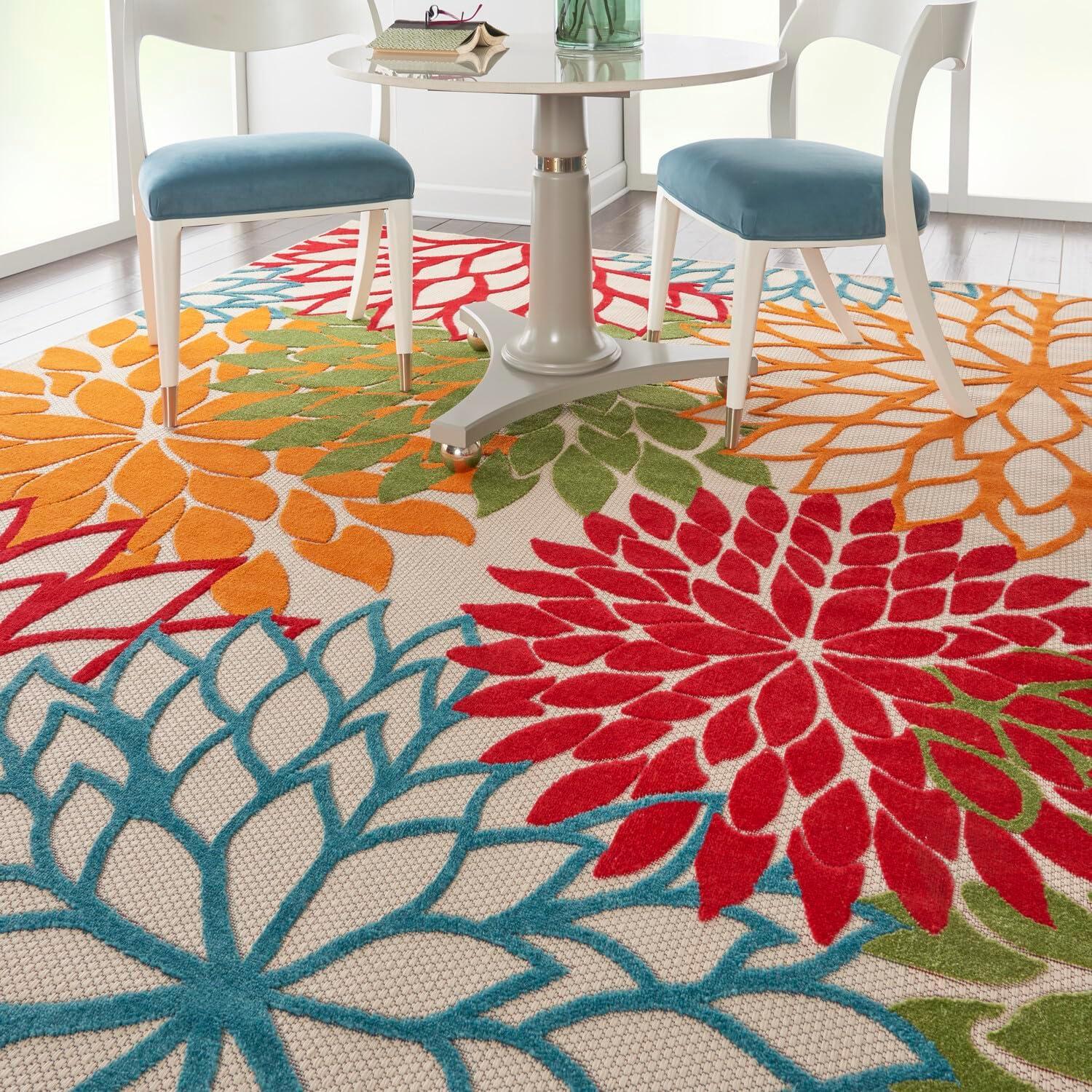 Nourison Aloha Floral Bloom Indoor Outdoor Rug