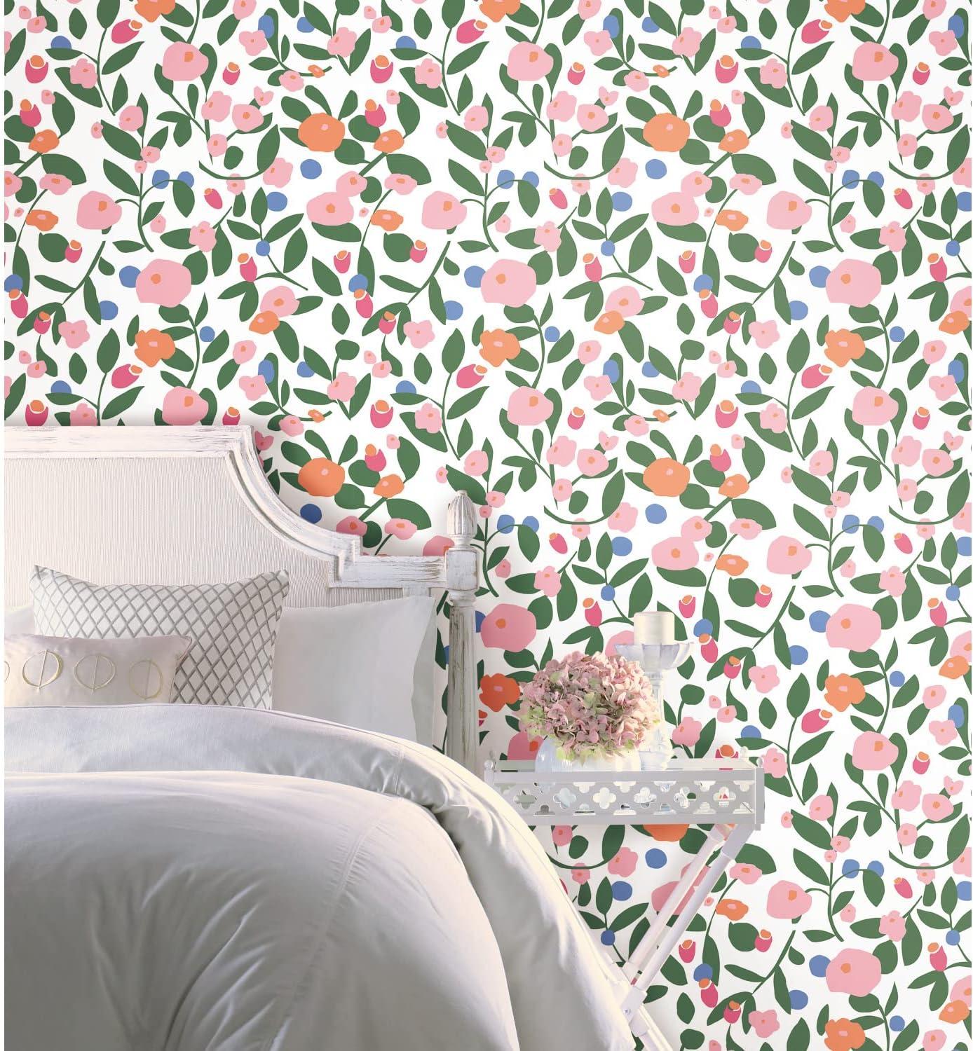 Kensington Peel & Stick Floral Roll