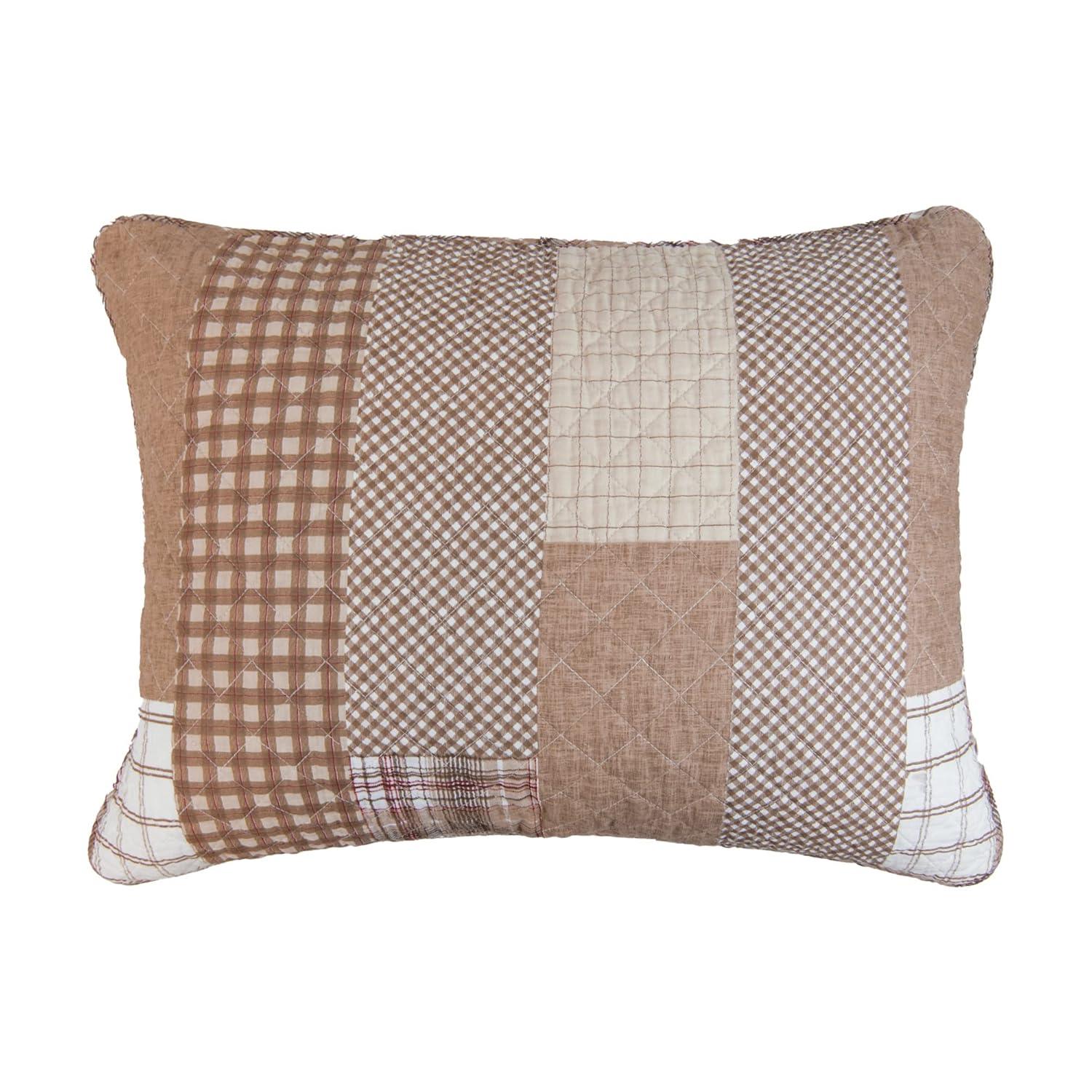 Donna Sharp Highland Plaid 3PC Cotton King Quilt Set