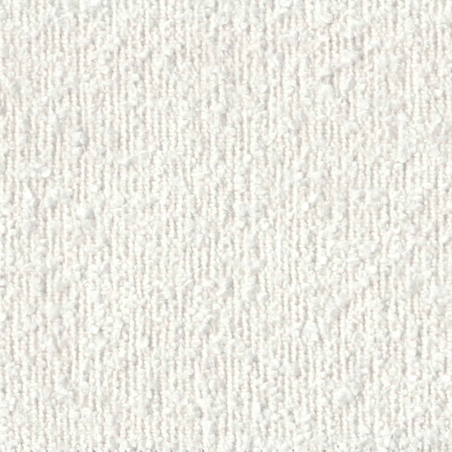 HomePop Modern Metal Bench Cream: Rectangle Upholstered Indoor Bench, End of Bed Seating, Polyester