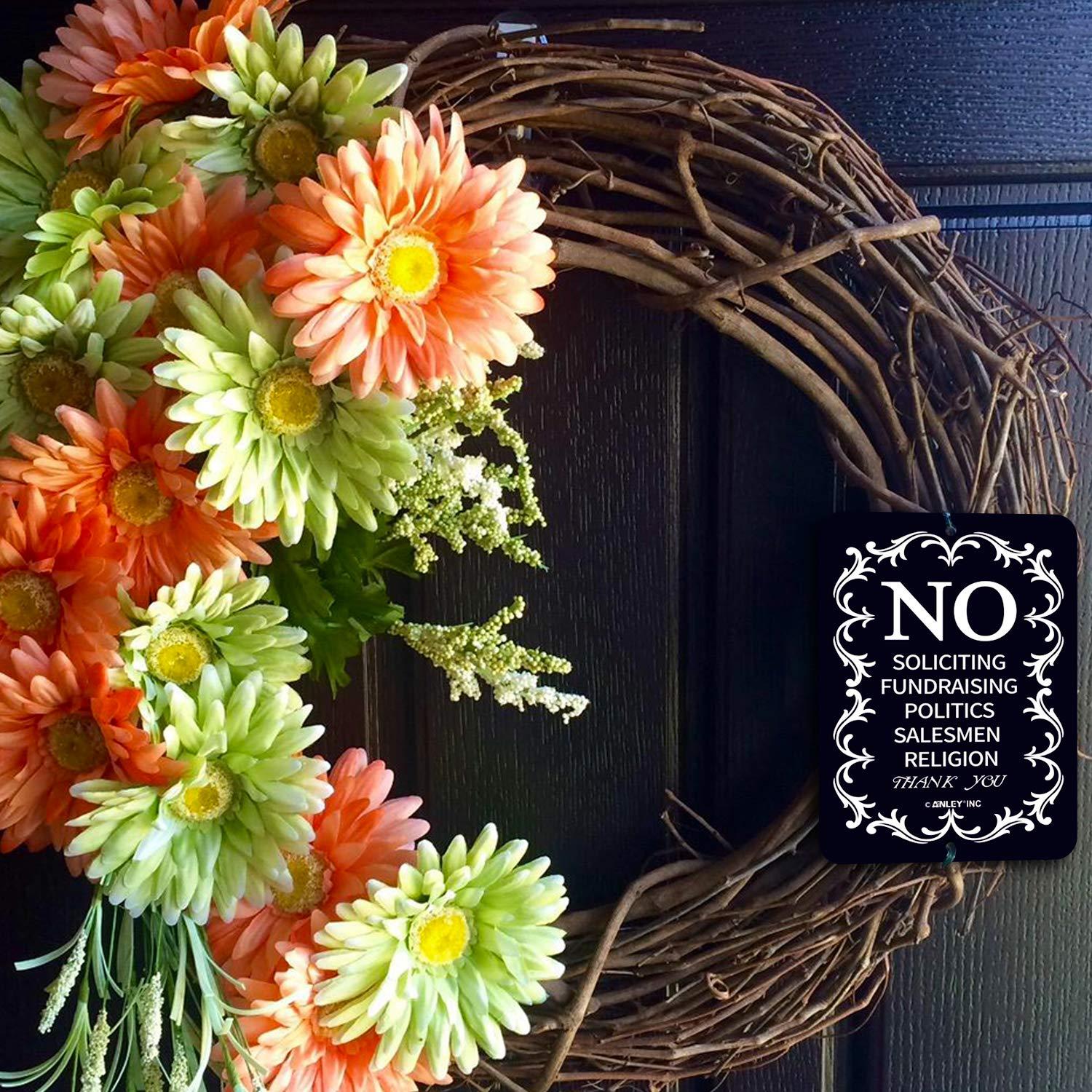 Inbox Zero No Soliciting for Home and Business, do Not Ring the Bell Sign