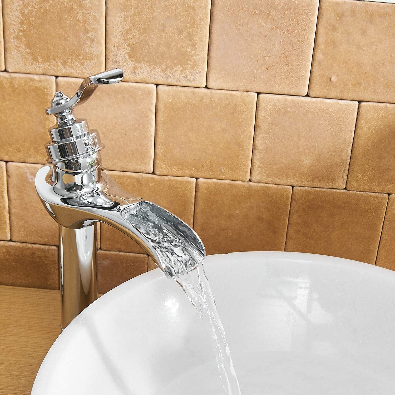 Vessel Sink Faucet Single-handle Bathroom Faucet with Drain Assembly