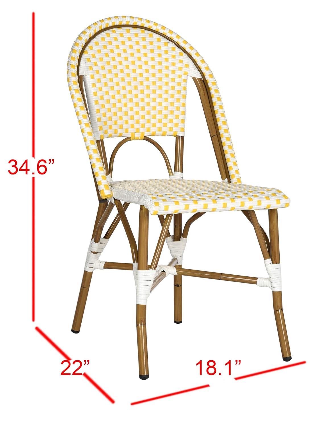 Casidy Polyethylene (PE) Wicker Wicker Outdoor Dining Side Chair