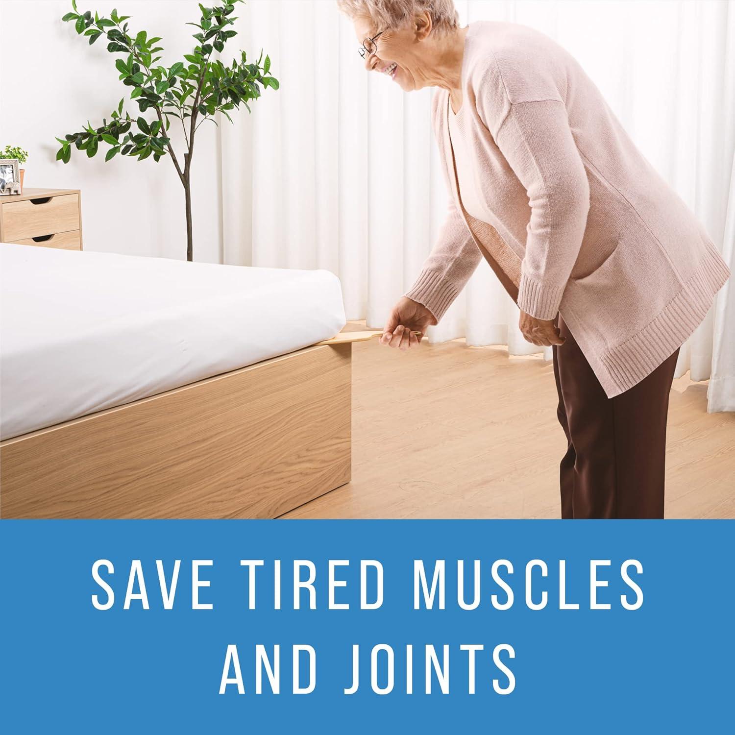 Maplefield [1 Pack] Extra Wide Bamboo Bed Sheet Tucker Tool - Durable Bed Maker Tool - Handy Bed Sheet Tightener