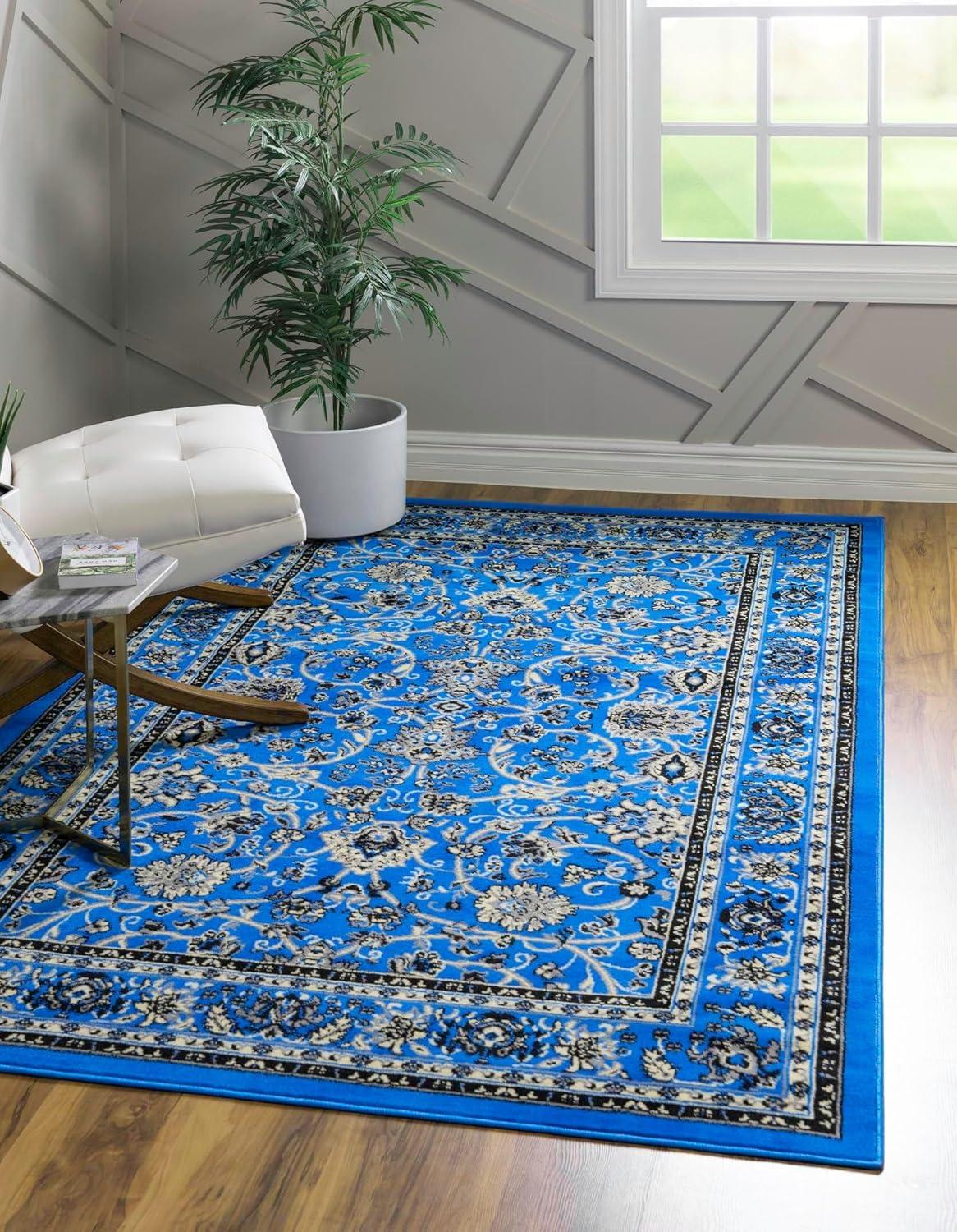 Unique Loom 9' 10 x 13' 1 Sialk Hill Washington Green Area Rug