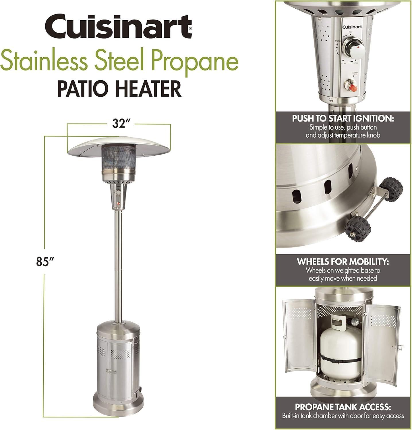 Cuisinart Stainless Steel Patio Heater