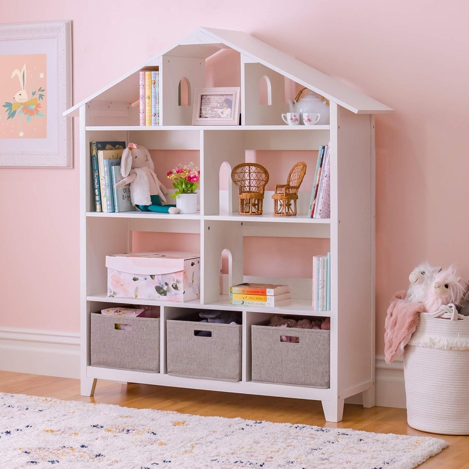 Martha Stewart Living & Learning Kids Dollhouse Bookcase 57.8" H X 51.7'' W