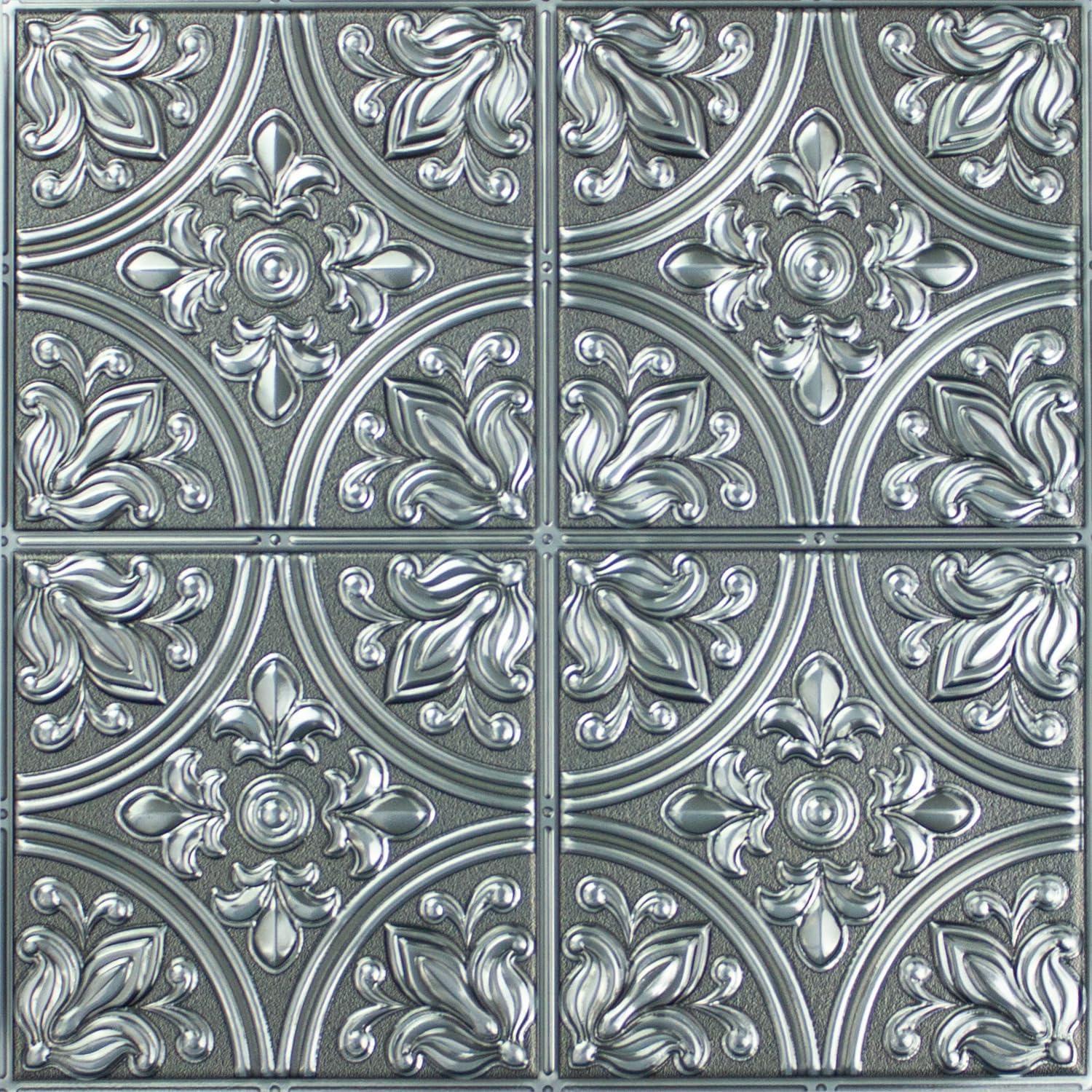 10.5'' W x 10.5'' L PVC Peel and Stick Field Tile