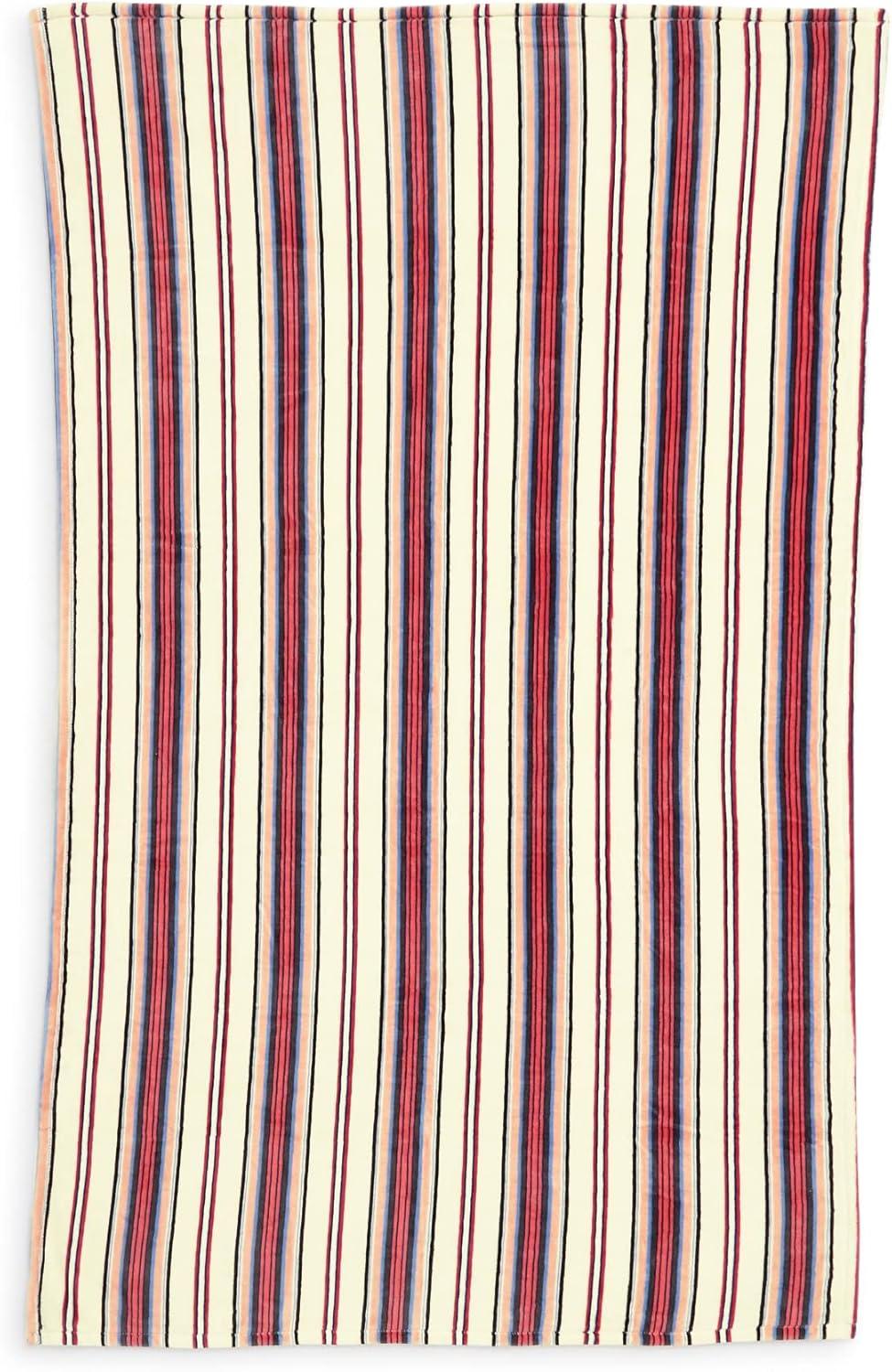 Bohemian Stripe Fleece Weighted Throw Blanket