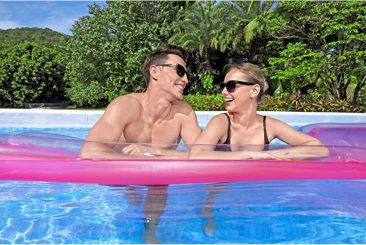 Bestway Power Steel 18' x 9' x 48" Rectangular Above Ground Pool Set
