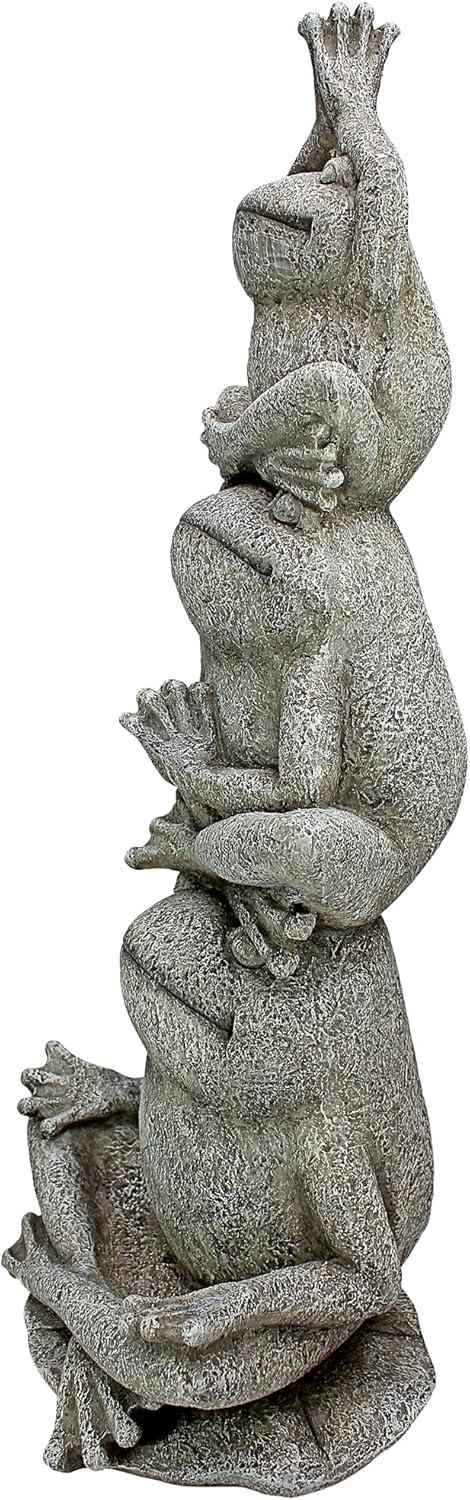 Frazier Frog Power Garden Statue