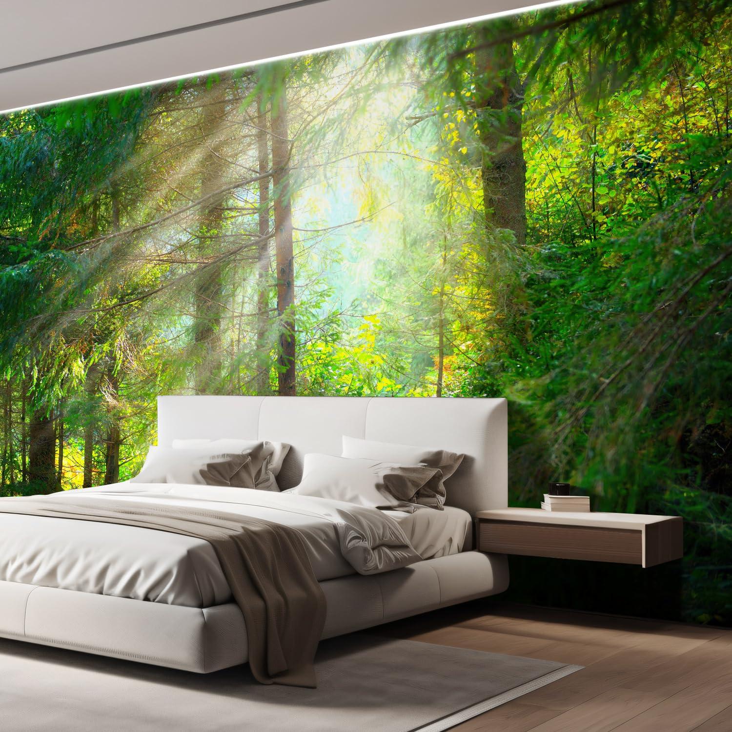 IDEA4WALL Forest Nature Landscape Peel & Stick Border