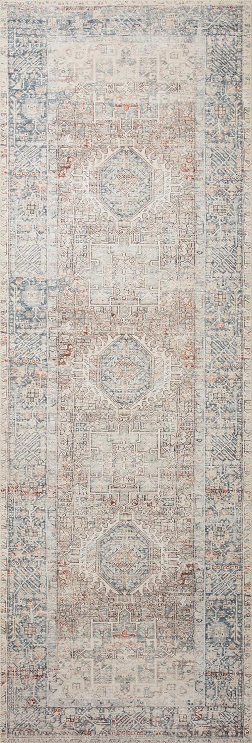 Chris Loves Julia x Loloi Jules Oriental Natural/Ocean Area Rug