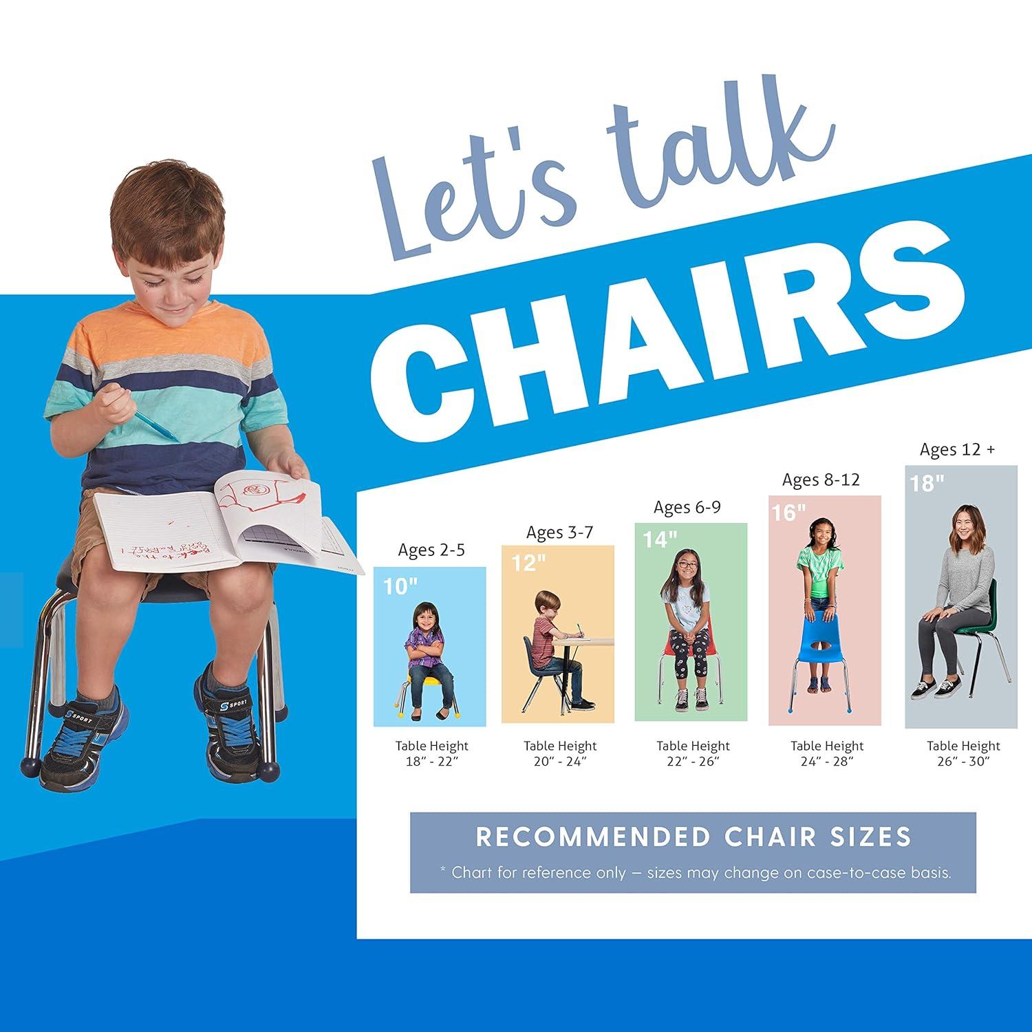 Factory Direct Partners Stacking Classroom Chair ( Set of 6 ) (Set of 6)