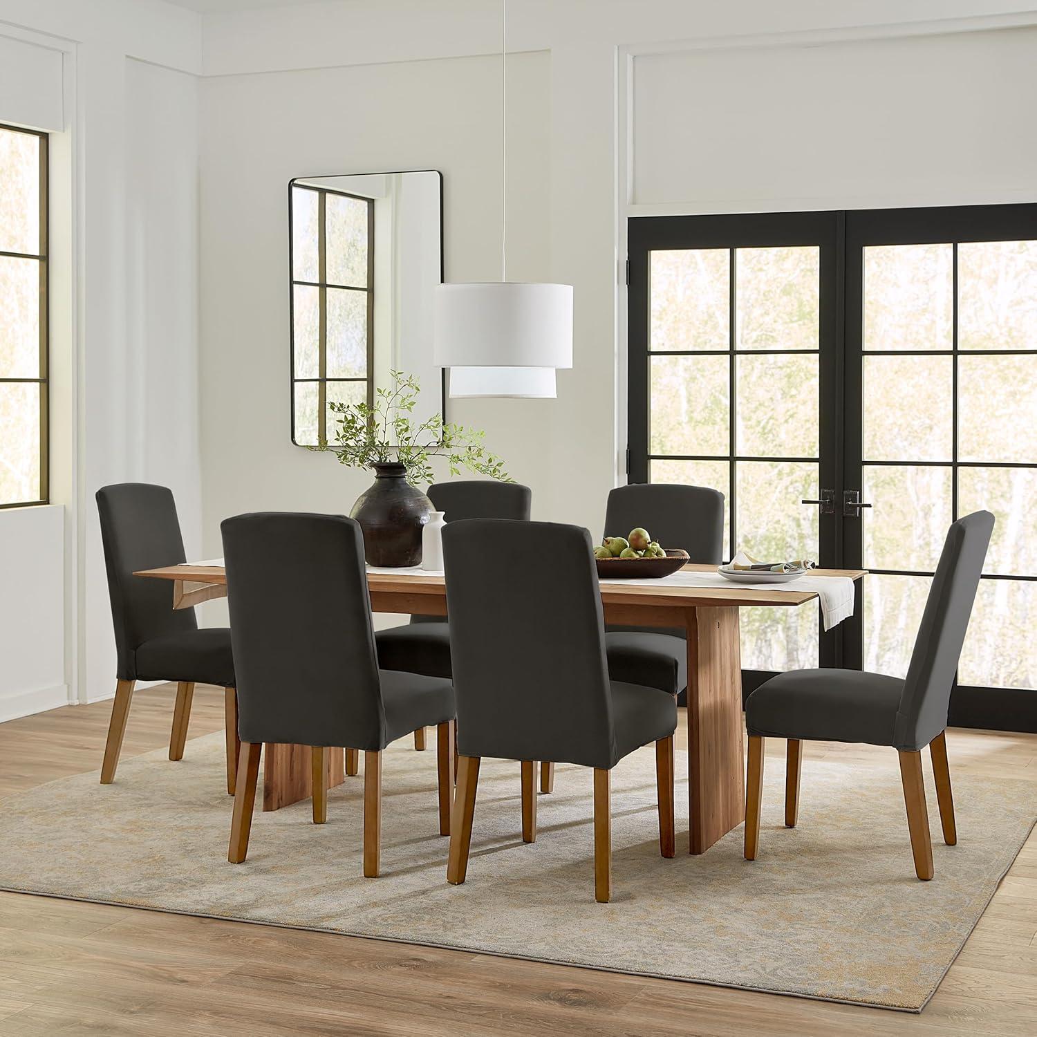 Sure Fit Box Cushion Dining Chair Slipcover