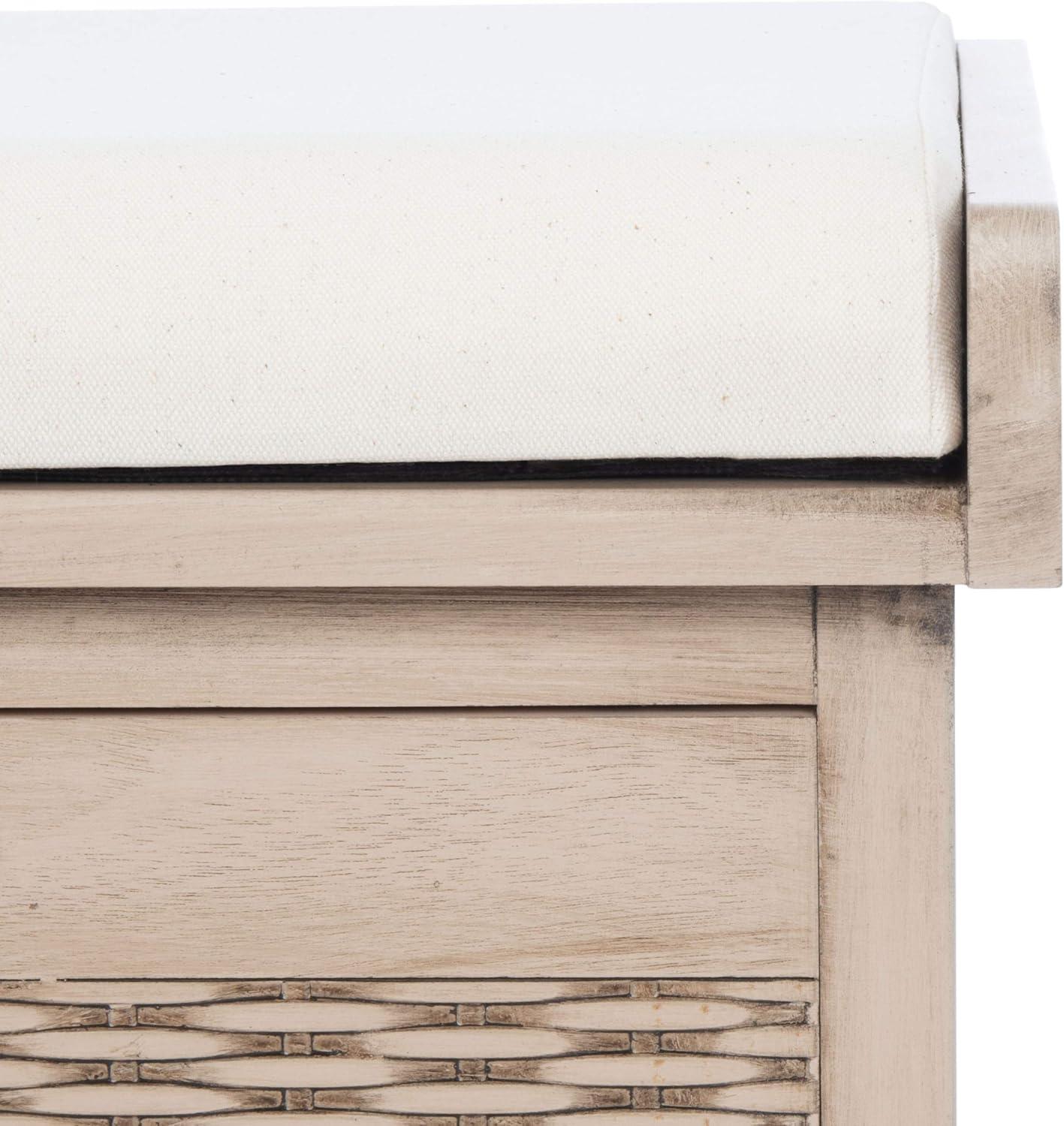 Landers 2 Drawer Cushion Bench - BCH5702 - Sand - Safavieh