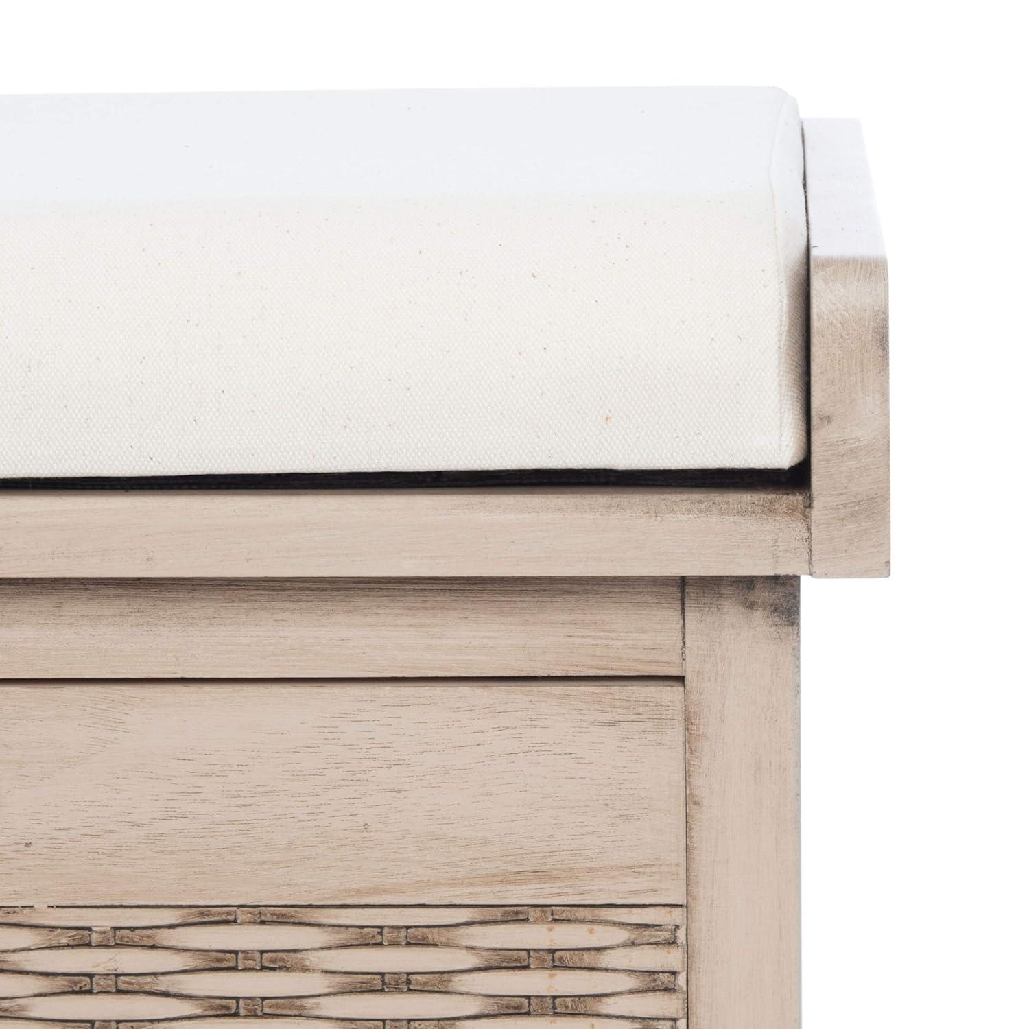 Landers 2 Drawer Cushion Bench - BCH5702 - Sand - Safavieh