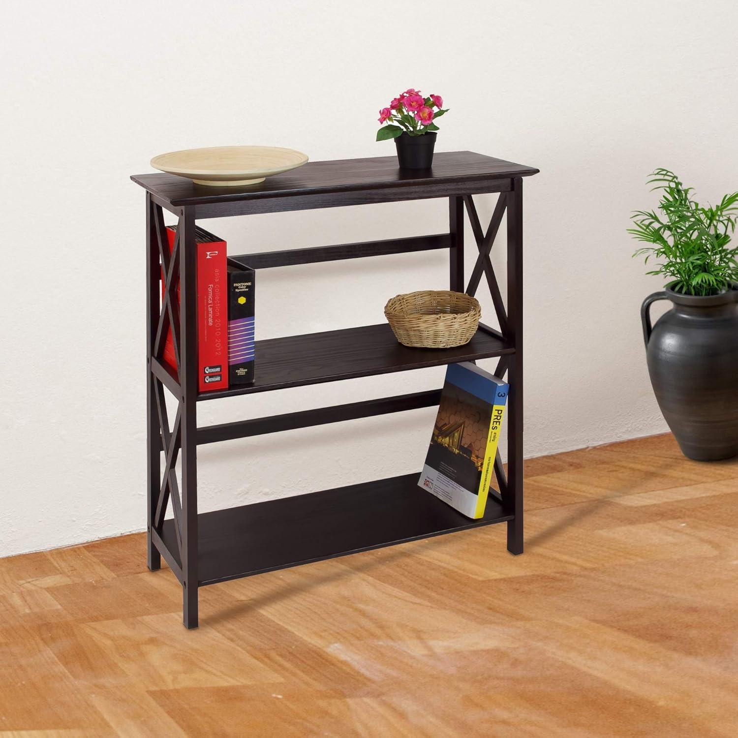 Casual Home Montego 3-Shelf Bookcase