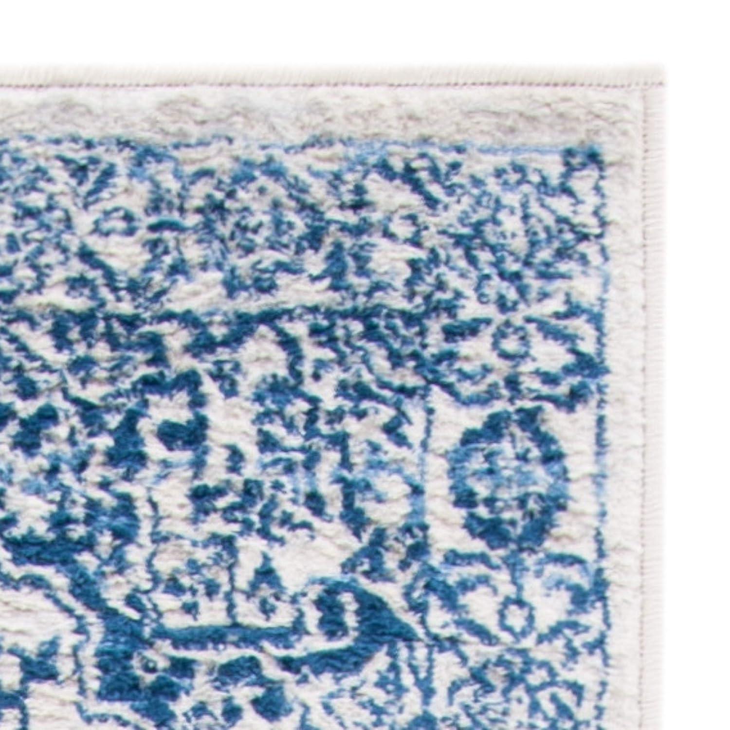 Cameron Oriental Handmade Tufted Navy/Light Gray Area Rug