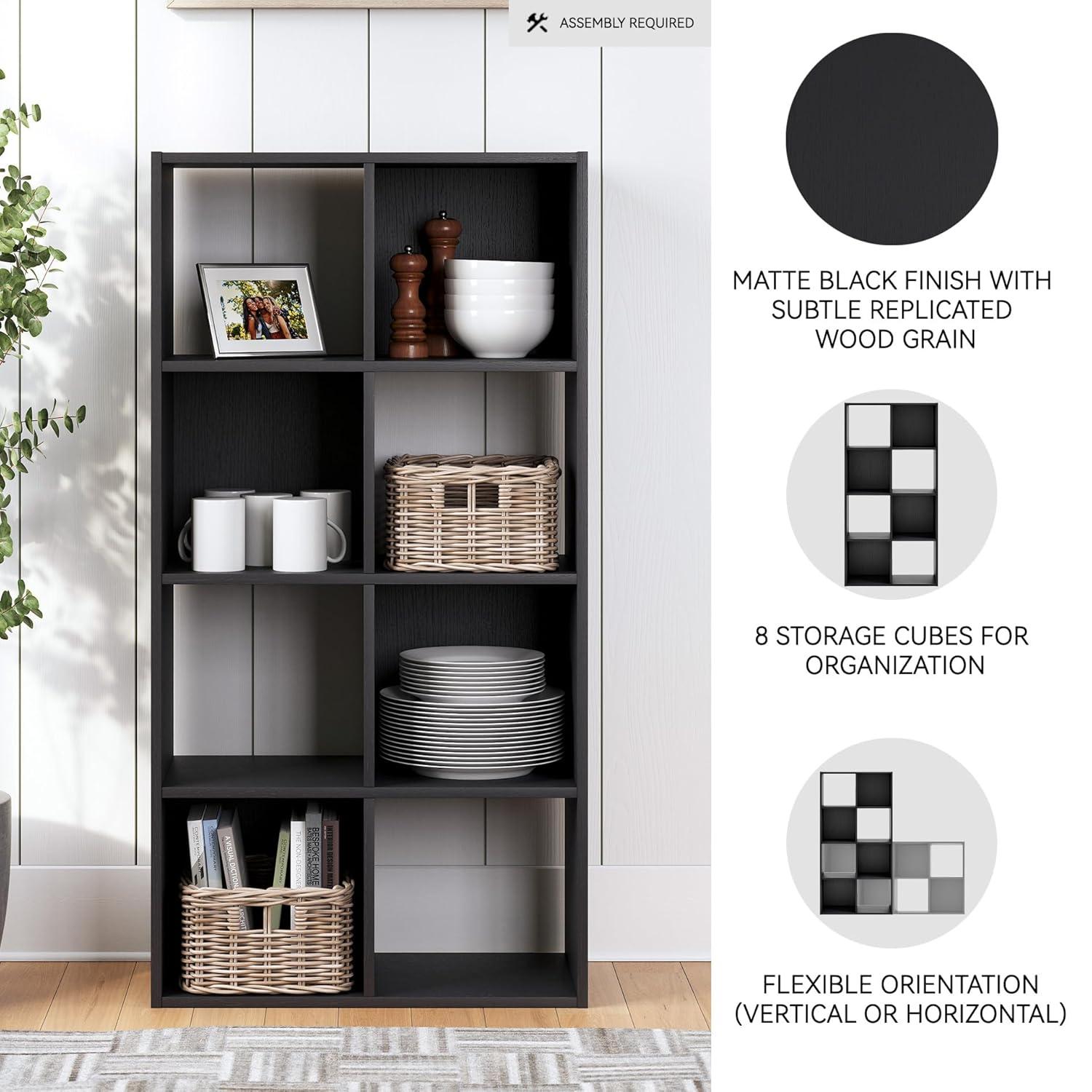 47.05" Socalle 8 Cube Organizer Natural: Modern Storage, Laminated MDF - Signature Design by Ashley