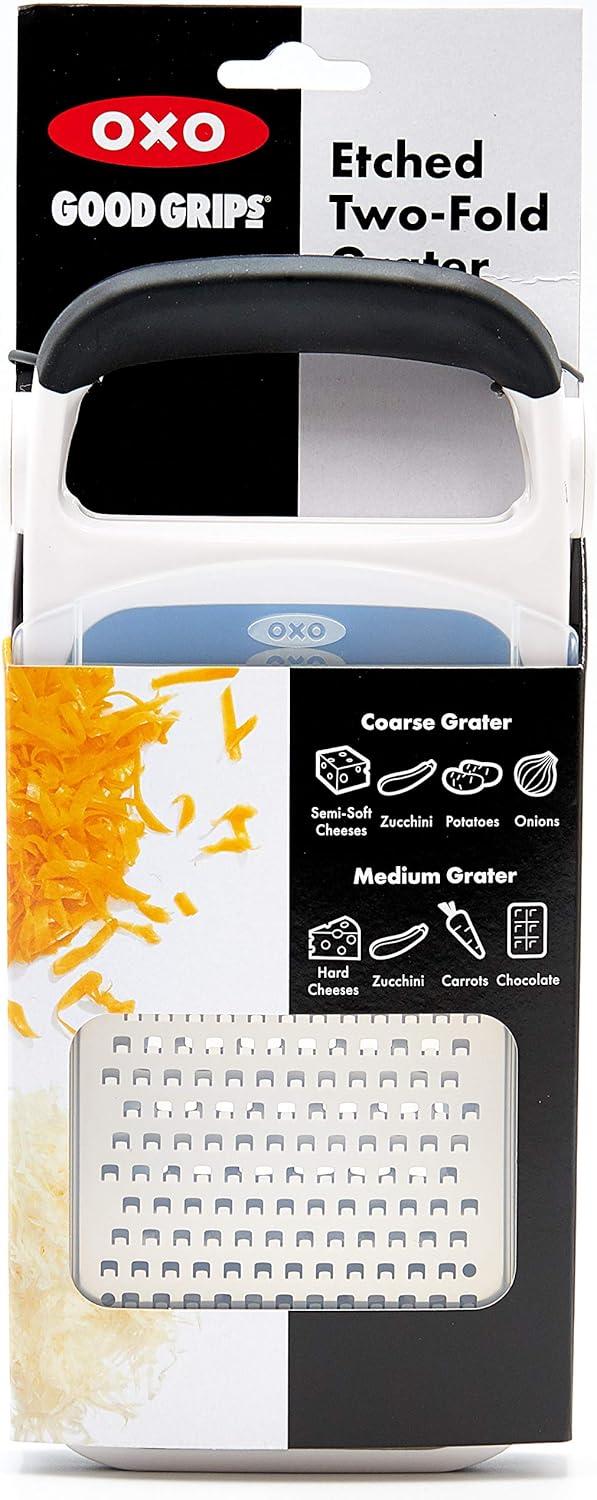 OXO Good Grips Etched Two-Fold Grater,Steel,One size