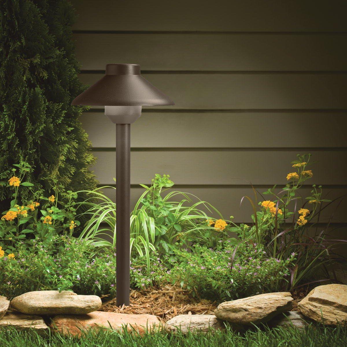 Kichler Lighting - LED Path - CBR - 2W 3 LED Stepped Dome Short Path Light -