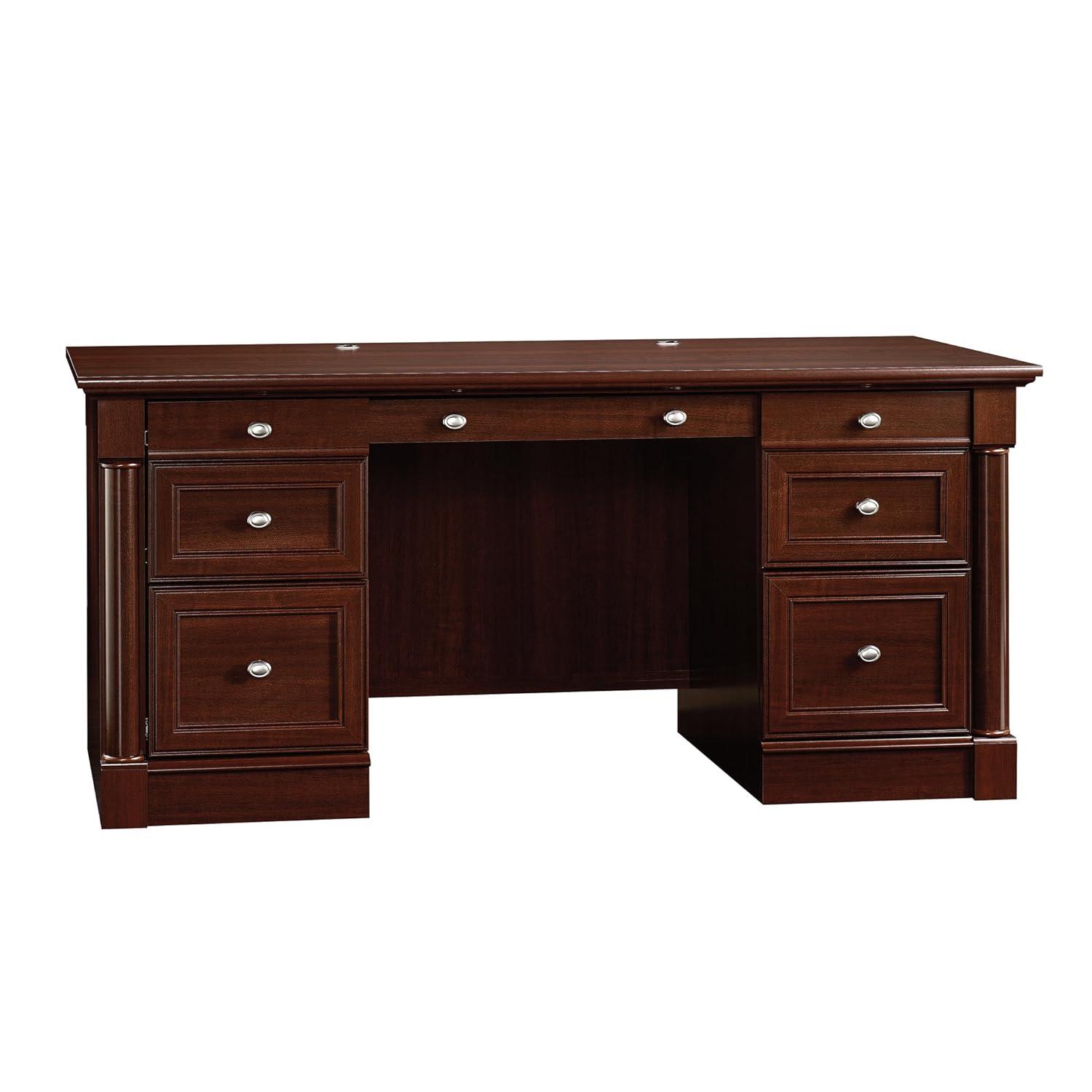 Sauder Palladia Executive Desk, Select Cherry Finish