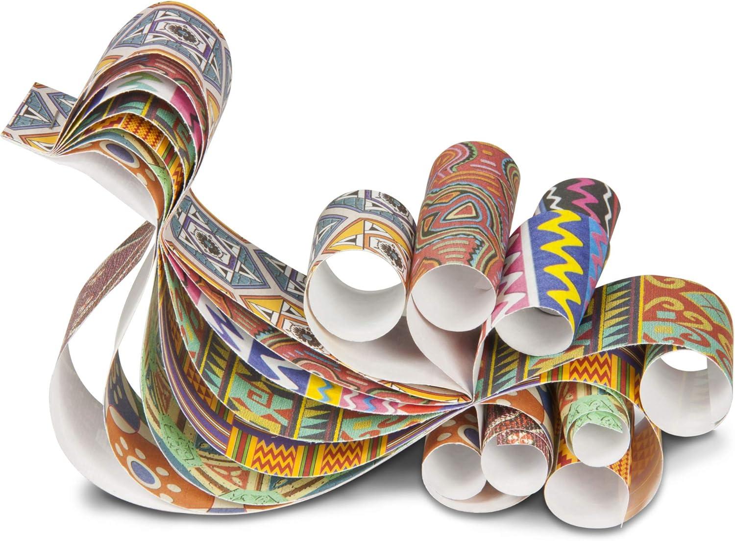 Roylco World Patterns Bulk Paper, 8-1/2 x 11 Inches, 96 Sheets