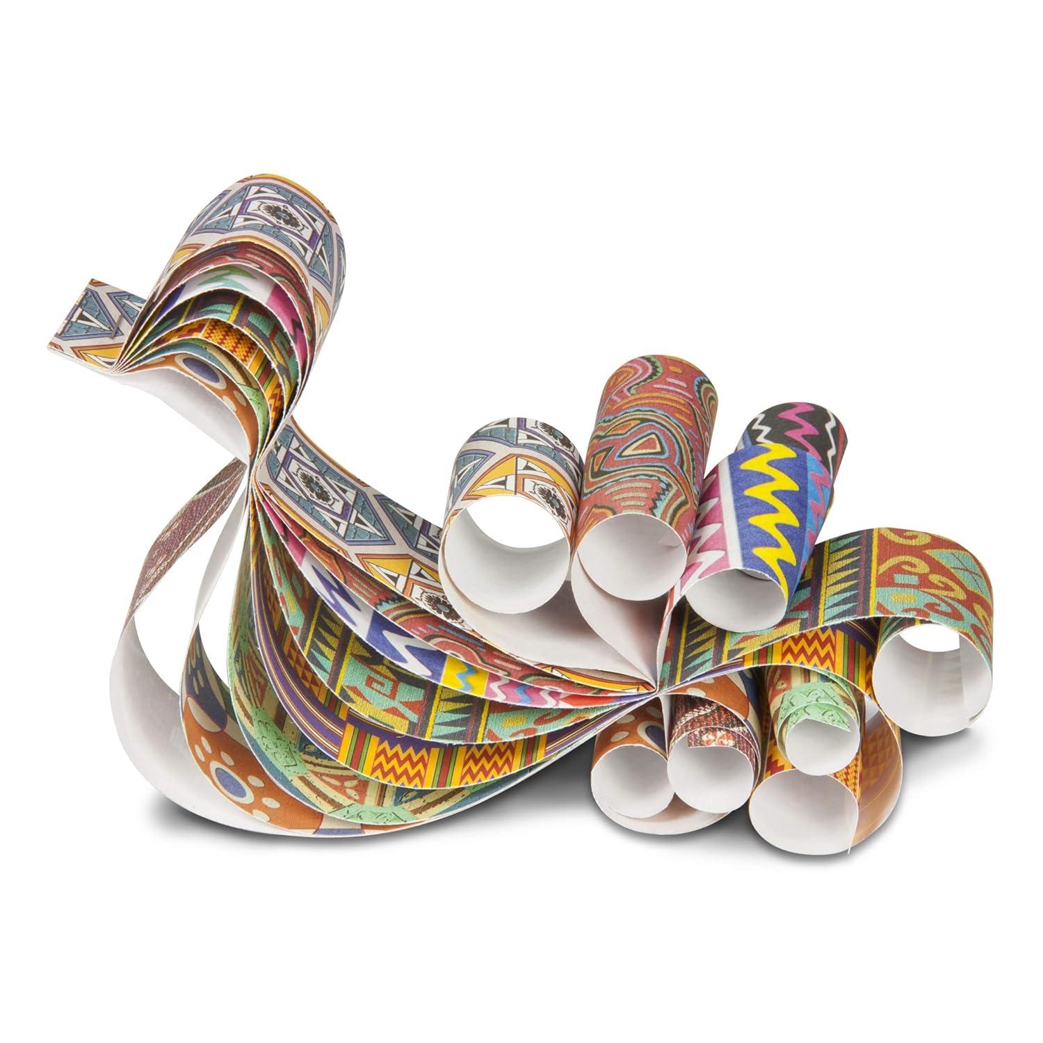 Roylco World Patterns Bulk Paper, 8-1/2 x 11 Inches, 96 Sheets