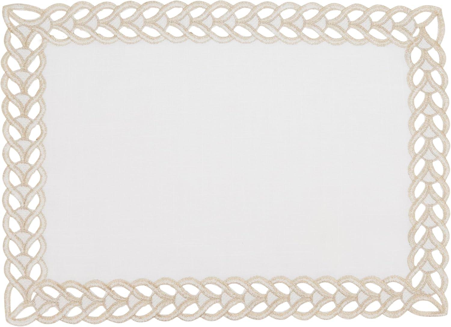 Polyester No Pattern Rectangle Placemat