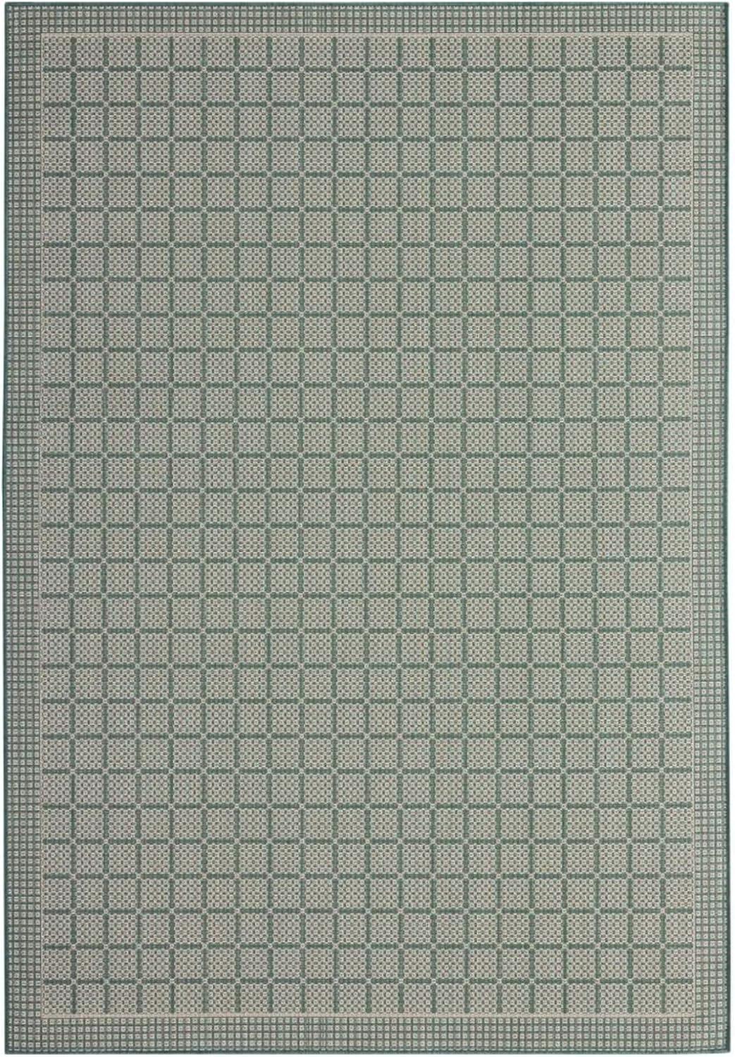 Nicole Miller New York Patio Country Luna Geometric Indoor/Outdoor Area Rug, Green/Beige