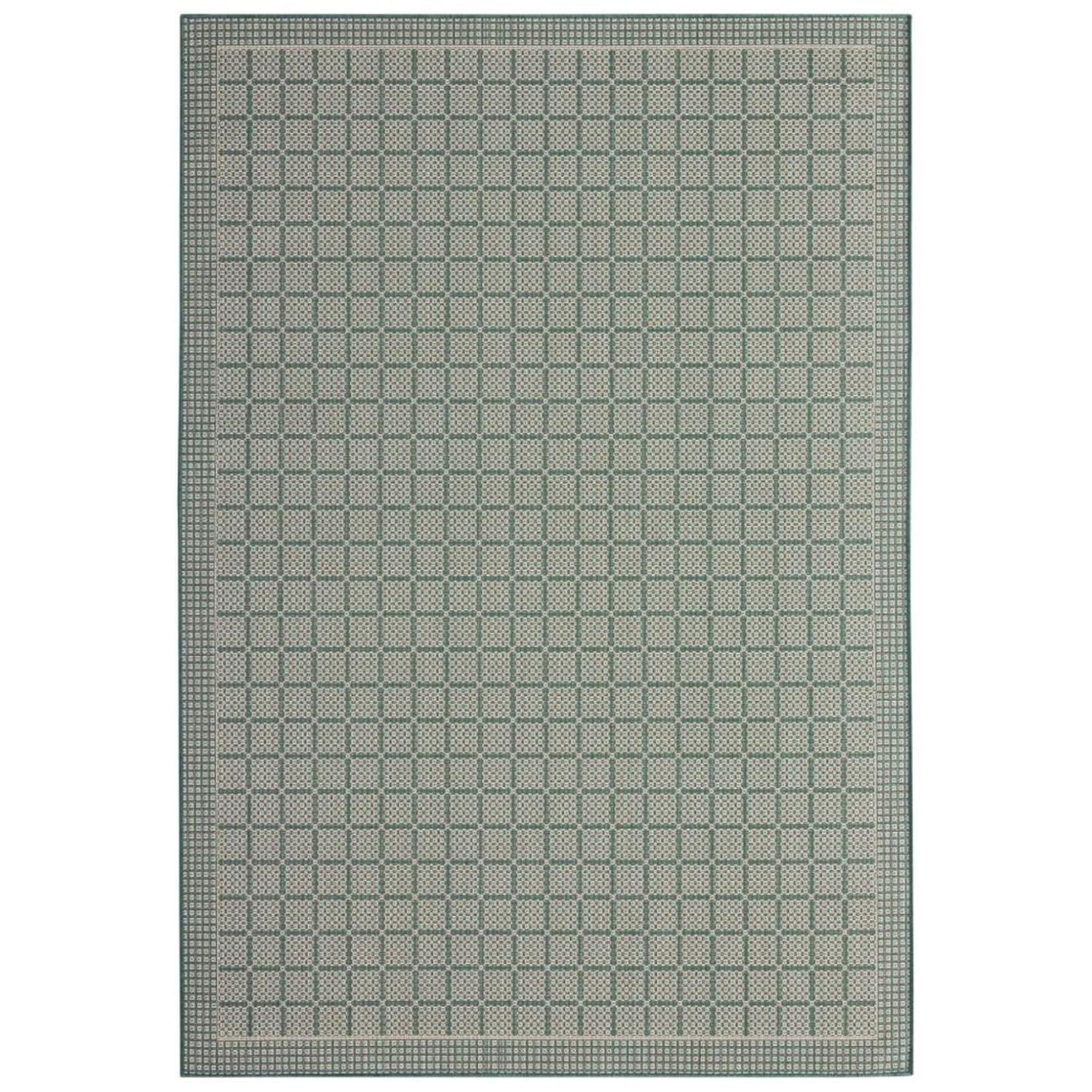 Nicole Miller New York Patio Country Luna Geometric Indoor/Outdoor Area Rug, Green/Beige