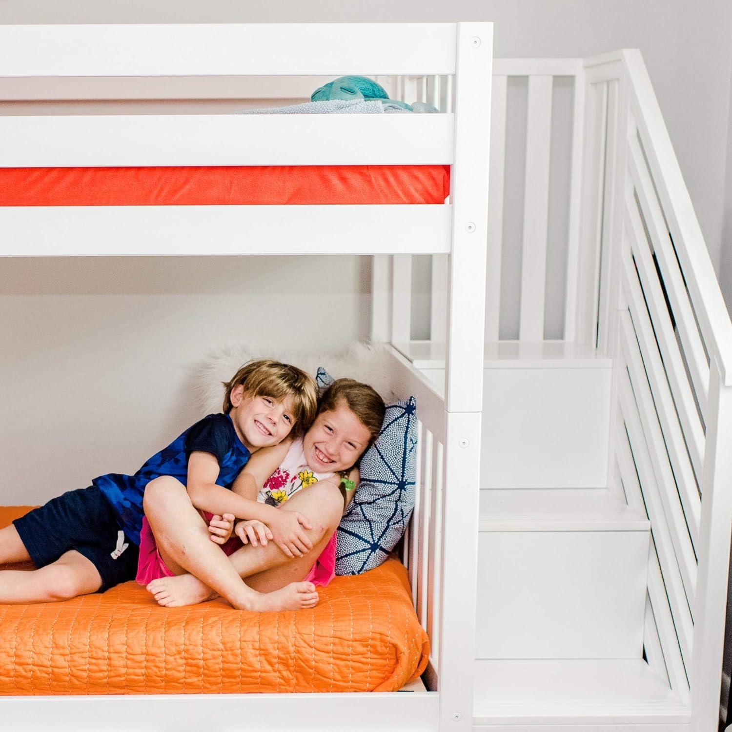 Max & Lily Twin over Twin Staircase Bunk Bed