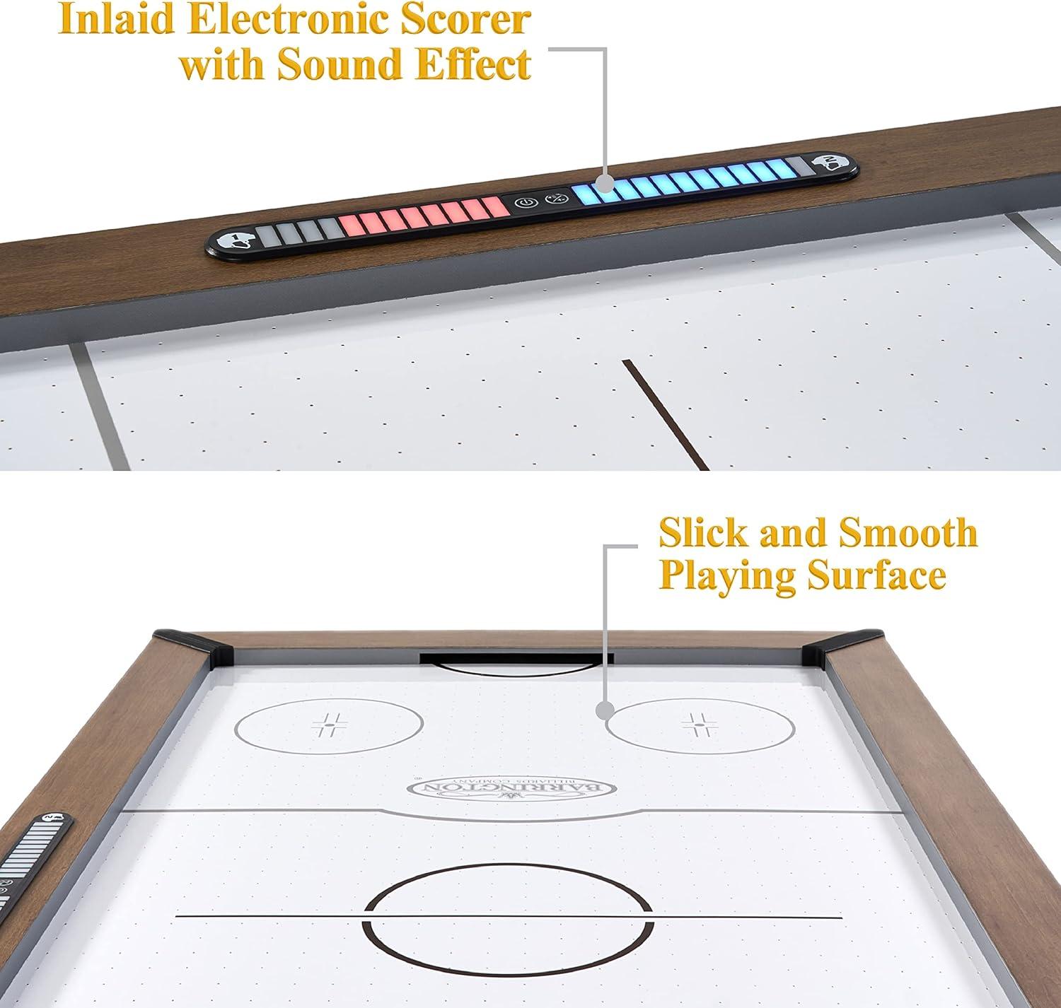 Barrington Billiards Company Barrington Urban 7' Air Powered Hockey Table With Pusher And Puck Set