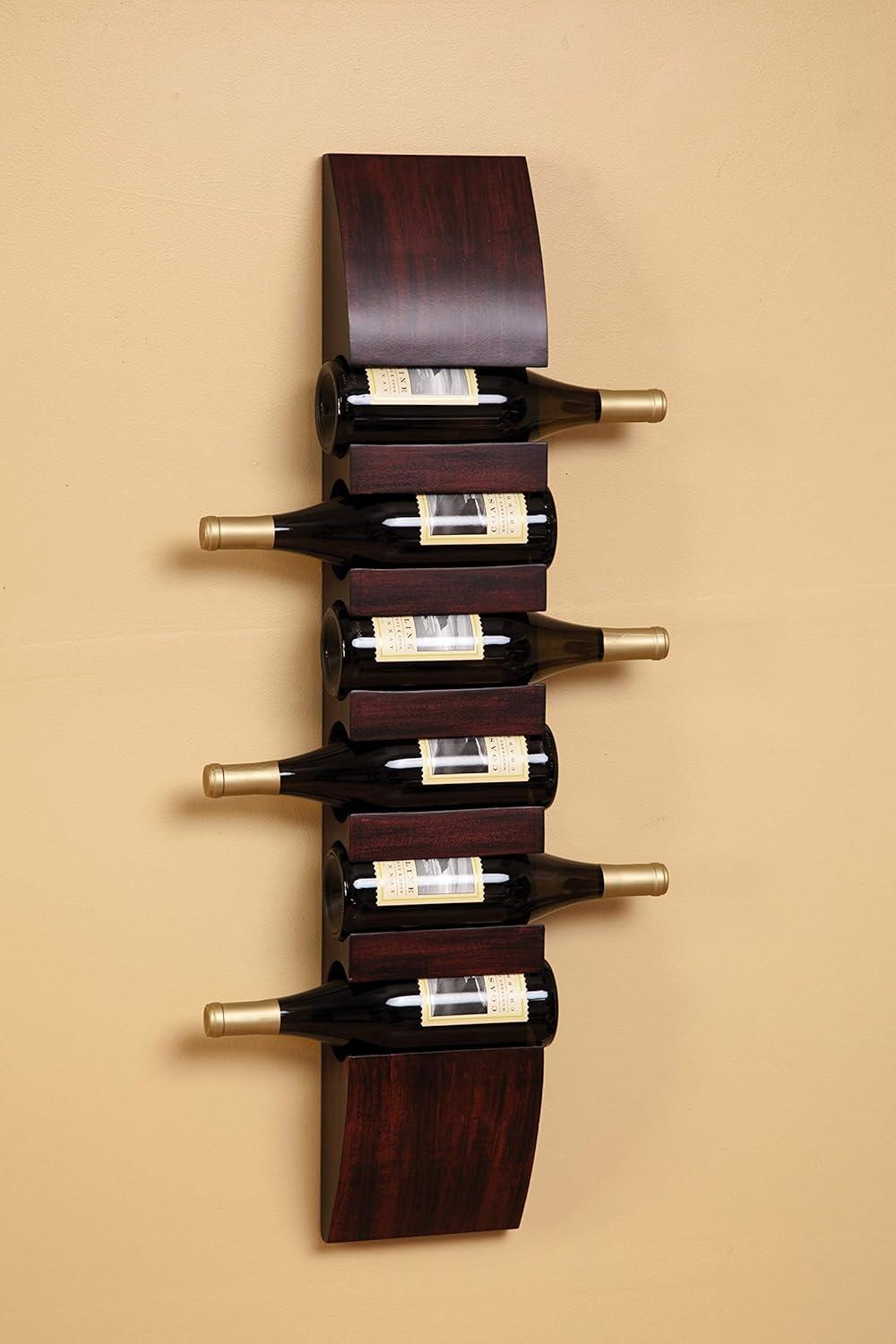 Evergreen Wood Wine Holder 6-Bottle