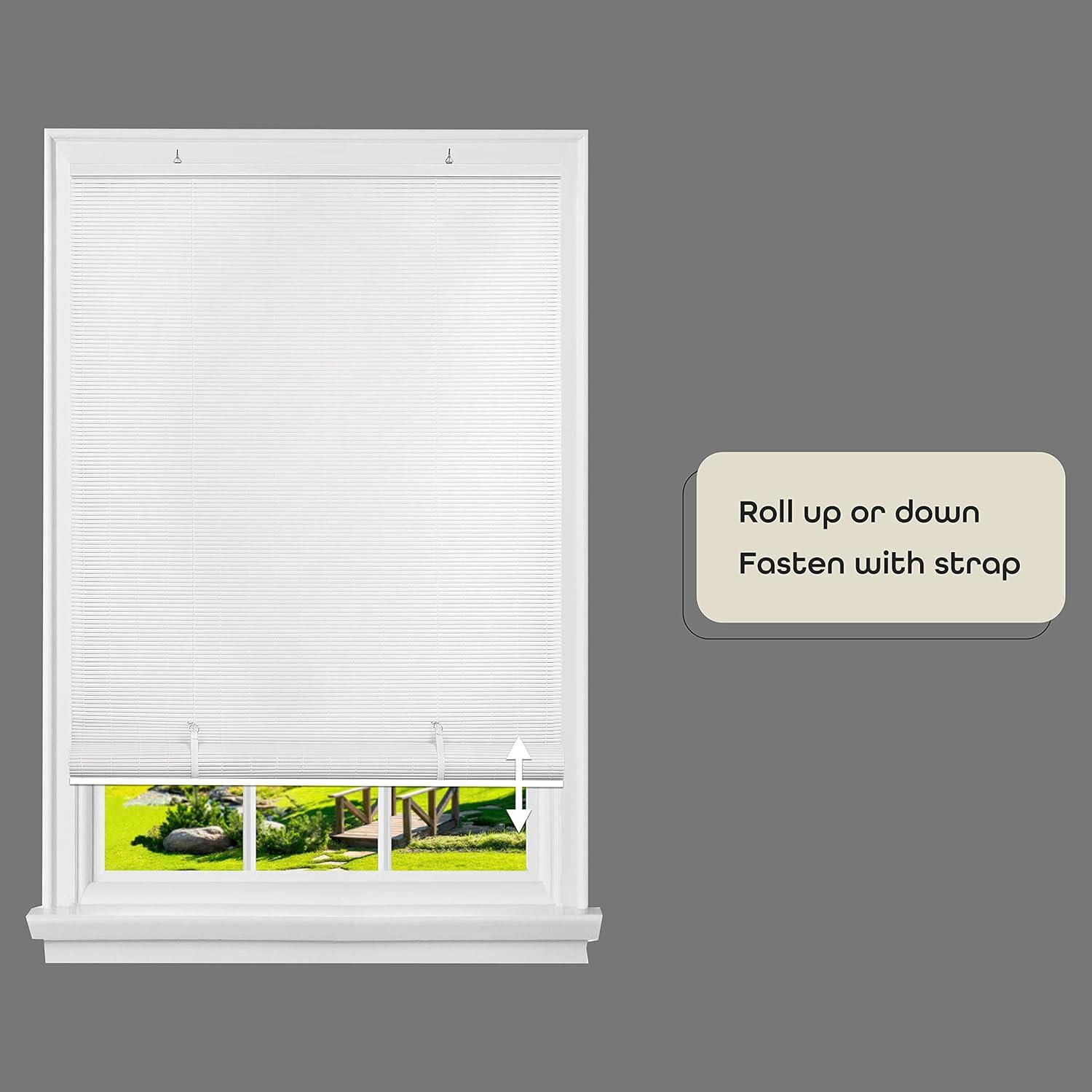 Ergode Cordless Solstice Vinyl Roll-Up Blind 30x72 - White